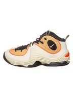 Trampki męskie - Nike Skórzane sneakersy "Air Penny II" w kolorze kremowo-czarno-pomarańczowym - miniaturka - grafika 1
