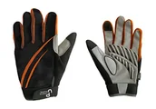 Rękawiczki - Urban Prime Long Gel-Padded Gloves Orange - Winter Version - Zimowe rękawiczki rowerowe, długie, antypoślizgowe wypełnienie żelowe, ekran dotykowy, pomarańczowy, unisex - miniaturka - grafika 1