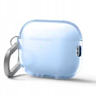 Akcesoria do słuchawek - Elago AirPods Pro 3 Clear Hang Case - etui z karabińczykiem do AirPods Pro 3 niebieskie - miniaturka - grafika 1
