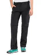 Spodnie damskie - Jack Wolfskin Activate Light Zip Off spodnie damskie, czarne, 36 - miniaturka - grafika 1
