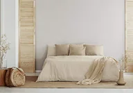 Pościel - L1NK STUDIO Pościel 290 x 260 cm – poszwa na kołdrę bawełna 100% (perkal, 200 nici) na łóżko 200 cm jednokolorowa Avena - miniaturka - grafika 1