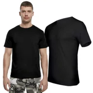 Odzież taktyczna i umundurowanie - Koszulka t-shirt BRANDIT Military Czarny S - miniaturka - grafika 1