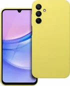 Etui i futerały do telefonów - OEM Futerał SILICONE 2mm do SAMSUNG A15 5G / A15 4G żółty - miniaturka - grafika 1