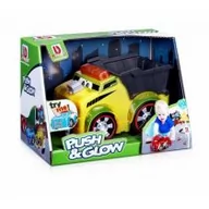 Samochody i pojazdy dla dzieci - Bburago Pulio junior 89007 Autko ze światłami i dźwiękami Wywrotka - miniaturka - grafika 1