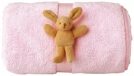 Koce i narzuty dla dzieci - Trousselier - Kocyk Fluffy 65x90cm Pink - miniaturka - grafika 1