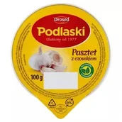 Pasty warzywne - DROSED PASZTET PODLASKI 100G CZOSNEK - miniaturka - grafika 1