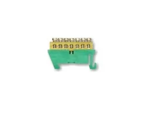 Listwa zerowa TH-35-7 zielona - Pozostałe akcesoria sieciowe - miniaturka - grafika 1