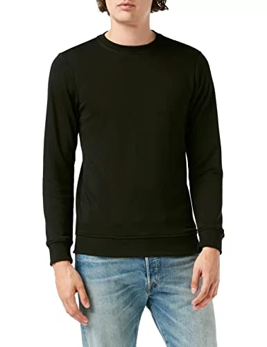 Urban Classics Męska bluza Basic Terry Crew sweter sweter,  czarny/electriclime, 4XL - Ceny i opinie na Skapiec.pl