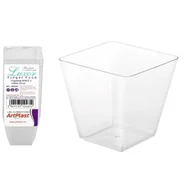 Naczynia i sztućce jednorazowe - Pojemniki Finger Food Space monoporcje 120 ml 24 sztuki transparentny - miniaturka - grafika 1