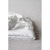 Prześcieradła - Białe elastyczne prześcieradło lniane Linen Tales, 180x200 cm - miniaturka - grafika 1