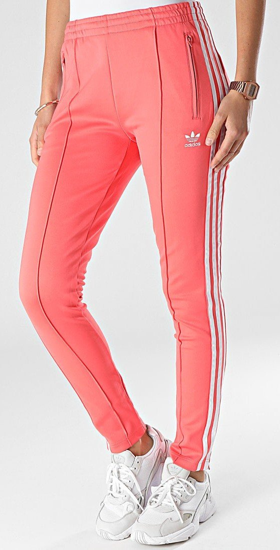 ADIDAS ORIGINALS - SPODNIE DAMSKIE SEMTUR HF1994 koralowe