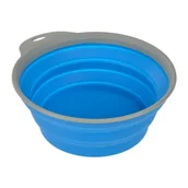 Sprzęt podróżny i transportery dla psów - Dogs Creek Silikonowa miska podróżna Trail Niebieski 2 l - miniaturka - grafika 1