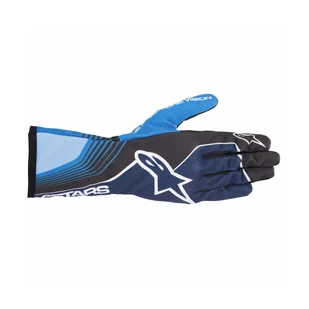 Rękawice kartingowe Alpinestars TECH-1 K RACE V2 FUTURE granatowe - Odzież do sportów motorowych - miniaturka - grafika 2