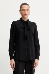 Silvian Heach koszula COMPARIS damska kolor czarny regular z kołnierzykiem klasycznym GPA25473CA - Koszule damskie - miniaturka - grafika 1