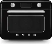 Wypiekacze do chleba - Piekarnik nablatowy z funkcją pary SMEG COF01BLEU czarny linia 50's STYLE - miniaturka - grafika 1