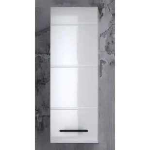 Trendteam sn50101 łazienka szafka wisząca Biały wysoki połysk, szer. x wys. x głęb. 30 x 77 x 23 cm 1116-501-01 - Szafki łazienkowe - miniaturka - grafika 1