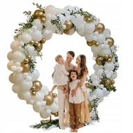 Balony i akcesoria - GIRLANDA BALONOWA BALONY NA URODZINY CHRZEST KOMUNIA ZESTAW 173 ELEMENTY - miniaturka - grafika 1