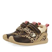 Botki damskie - GIOSEPPO Skórzane Botki Leopard z regulowanym zapięciem dla niemowląt tolmin, Leopard, 24 EU - miniaturka - grafika 1