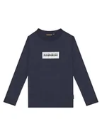 Bluzki damskie - Napapijri Bluzka S-Chamois NP0A4HYK M Granatowy Regular Fit - miniaturka - grafika 1