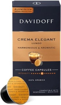 Kapsułki do Nespresso Davidoff Crema Elegant Lungo 10 szt