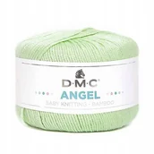 Pasmanteria - włóczka ANGEL DMC z bambusem 50gr kol. 133 zielona - miniaturka - grafika 1