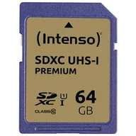 Karty pamięci - Intenso SDXC Class 10 64GB (3421490) - miniaturka - grafika 1