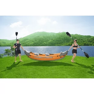 Nadmuchiwany kajak Hydro-Force Rapid x2 z akcesoriami Lumarko! - Materace dmuchane i koła do pływania - miniaturka - grafika 2