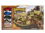 Zabawki zdalnie sterowane - Tor samochodowy z dinozaurami na baterie - miniaturka - grafika 1