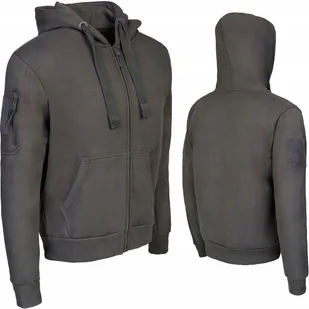 Bluza Męska Rozpinana z Kapturem Kombat UK SPEC-OPS - Szara XXL - Bluzy męskie - miniaturka - grafika 1