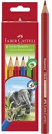 Kredki, ołówki, pastele i pisaki - Faber-Castell Kredki Ołówkowe Grube Jumbo 6 Kol - miniaturka - grafika 1