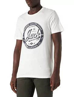 Koszulki męskie - Jack & Jones T-shirt męski, Tancerz w chmurze, L - grafika 1