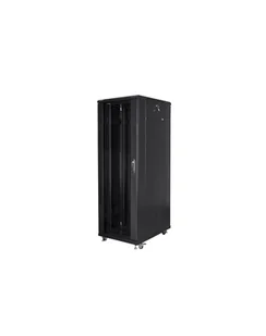 Lanberg szafa instalacyjna stojąca 19'' 47U  800 x 800mm czarna - Szafy rack - miniaturka - grafika 1