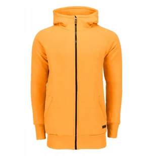 Bluza męska bawełniana żółta gruba rozpinana kieszenie na zamek Cuna S - Bluzy męskie - miniaturka - grafika 1