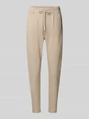 Spodnie damskie - Spodnie dresowe o kroju regular fit z mieszanki wiskozy ‘POPTRASH LIFE’ - miniaturka - grafika 1