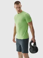 Spodenki męskie - 4F Spodenki treningowe regular szybkoschnące męskie - szare XXL - miniaturka - grafika 1