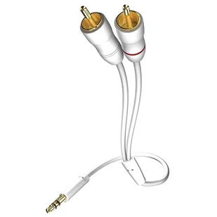 Inakustik Kabel 3.5mm Jack na 2x CINCH, Star, 1.5m Biały 003100015 - Kable - miniaturka - grafika 1