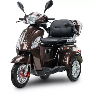 Skuter elektryczny, pojazd dla seniora BILI BIKE SHINO G2 20Ah LIT brązowy - Skutery - miniaturka - grafika 1