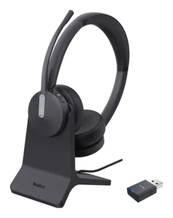 Yealink WH64 Hybird Dual with Charging Stand Teams Czarny - Słuchawki - miniaturka - grafika 1