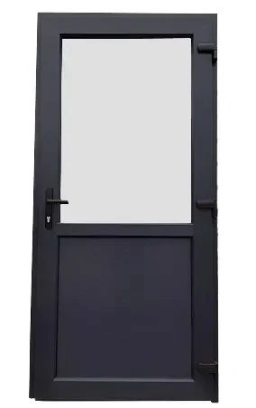 Drzwi Zewnętrzne Pcv Sklepowe 110/210 Antracyt