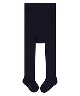 FALKE Unisex Baby Soft Plush rajstopy bawełniane szare różowe wiele innych kolorów rajstopy dziecięce grube bez wzoru jednokolorowe rajstopy pluszowe 1 sztuka, niebieski (Darkmarine 6170), 62-68 - Rajstopy - miniaturka - grafika 1