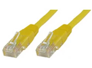 MicroConnect RJ-45/RJ-45 kat.6 0.2m Żółty UTP6002Y - Patchcordy - miniaturka - grafika 1