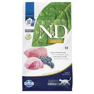 Farmina N&D LAMB&BLUEBERRY ADULT CAT 0,3 kg - Sucha karma dla kotów - miniaturka - grafika 1