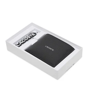 Portfel męski Lacoste NH5054OI Czarny - Portfele - miniaturka - grafika 1