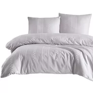 Pościel - Pościel bawełniana 160x200 z satynowym połyskiem Capital jasny szary popiel - miniaturka - grafika 1