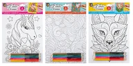 Masy plastyczne - Kolorowanie po numerach A4 6 arkuszy - Icom - miniaturka - grafika 1