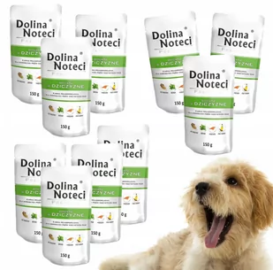 DOLINA NOTECI PREMIUM Dziczyzna ZESTAW SASZETEK 10x 150g - Mokra karma dla psów - miniaturka - grafika 1