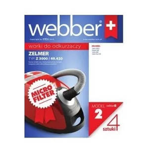 Zelmer Worki WEBBER MICRO 3000 - Akcesoria i części AGD - miniaturka - grafika 1