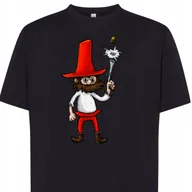 Koszulki męskie - Koszulka Rumcajs Krecik Sąsiedzi L 3222 Czarna - miniaturka - grafika 1