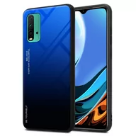 Etui i futerały do telefonów - Pokrowiec Do Xiaomi RedMi 9T / POCO M3 Etui w NIEBIESKO - CZARNY TPU Obudowa Case Cover Plecki Ochronny Cadorabo - miniaturka - grafika 1