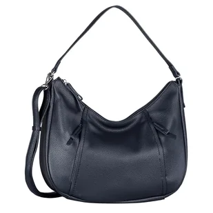 TOM TAILOR Beca Hobo Bag damska torba na ramię, średnia, niebieski, m - Torebki damskie - miniaturka - grafika 1